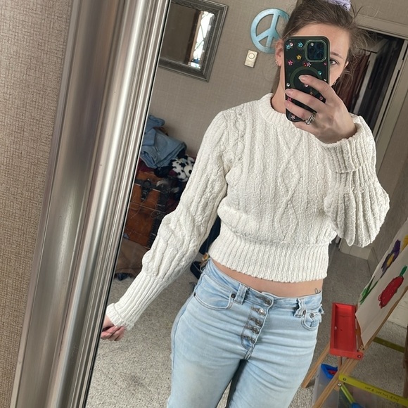 Urban Outfitters Mix Knit Chunky Sweater - Picture 8 of 14